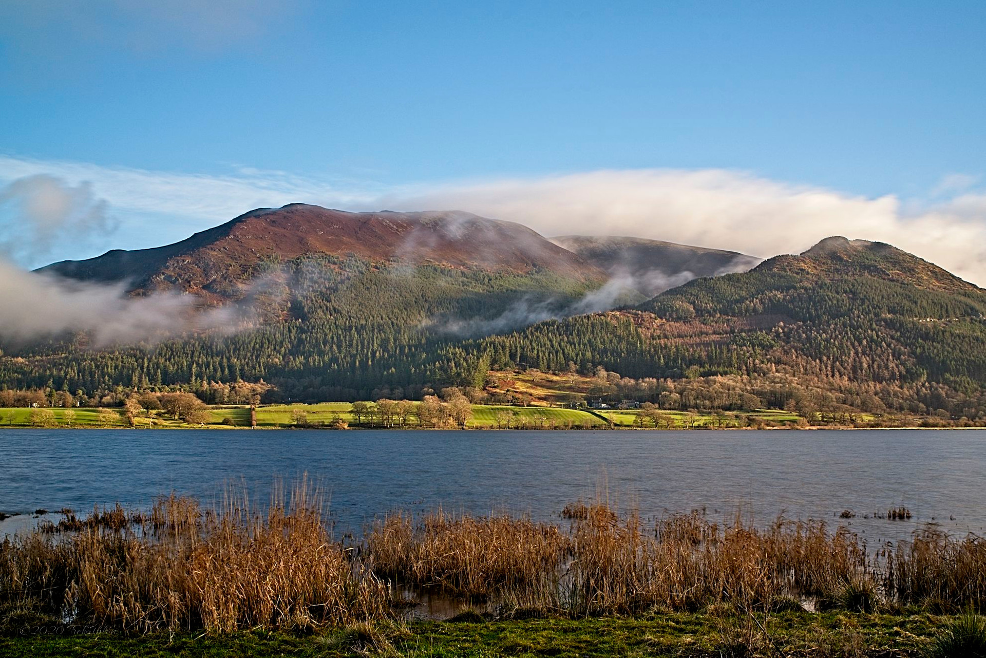 Morning mist on Skiddaw