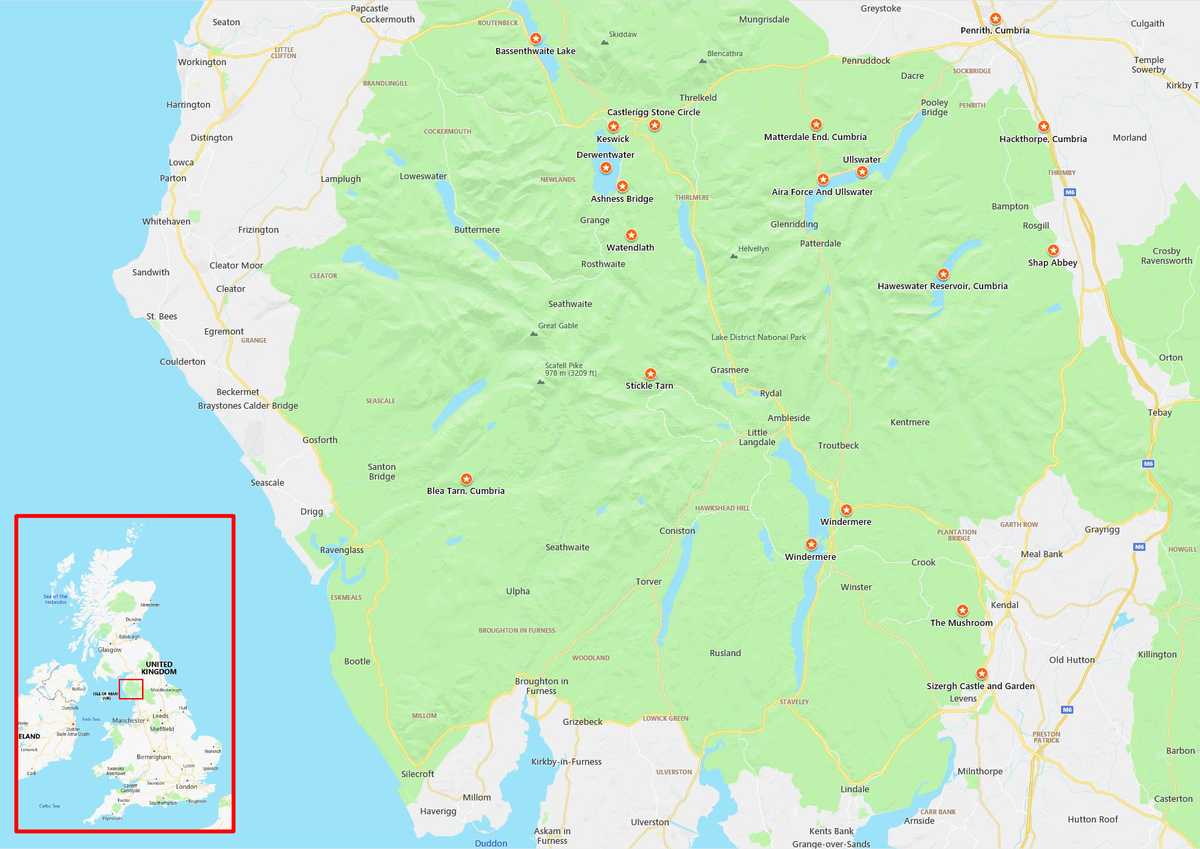 2019 LakeDistrict Itinerary